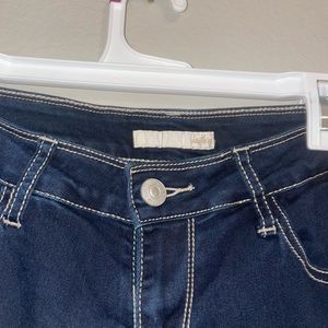 Buckle Low Rise Dark Wash Jean